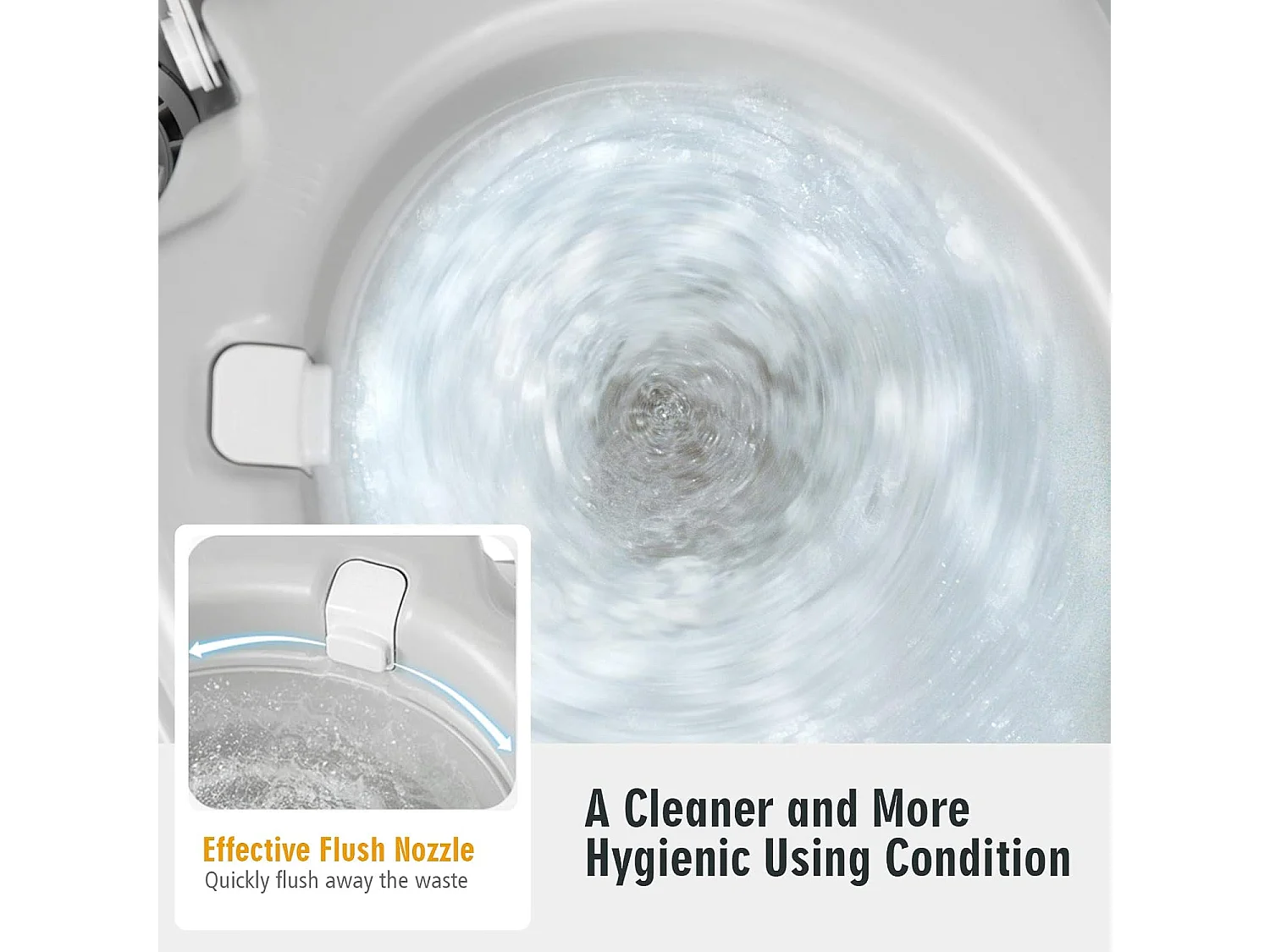 Campingtoilet van 20 + 10 liter, met afneembare afvalwatertank, campingtoilet, draagbaar, reistoilet, mobiel toilet voor reizen,camping en camper