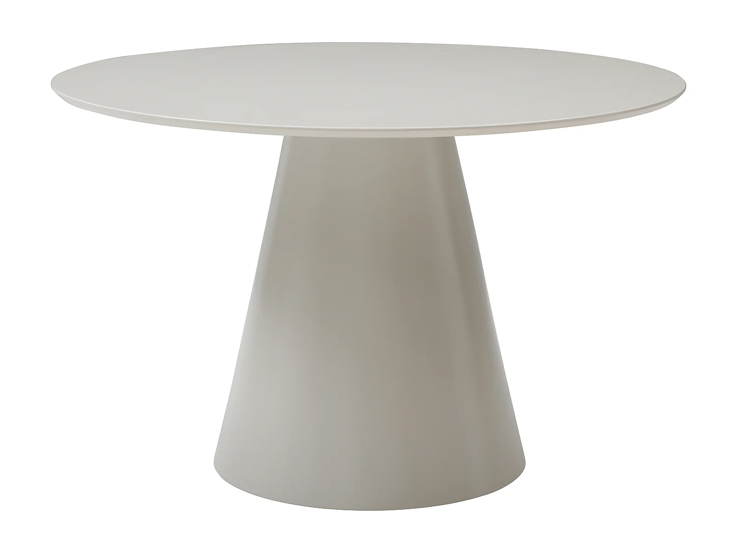 Tavolo da pranzo tondo 4 persone in MDF Beige - ANTALIZA