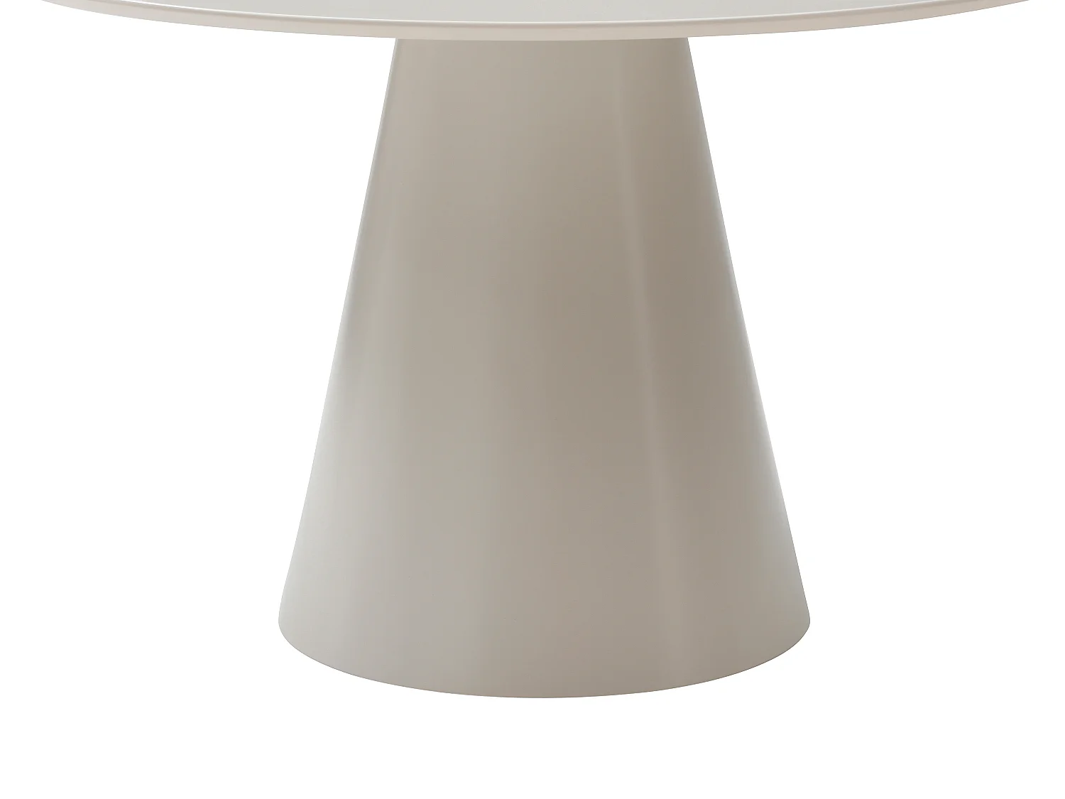 Tavolo da pranzo tondo 4 persone in MDF Beige - ANTALIZA