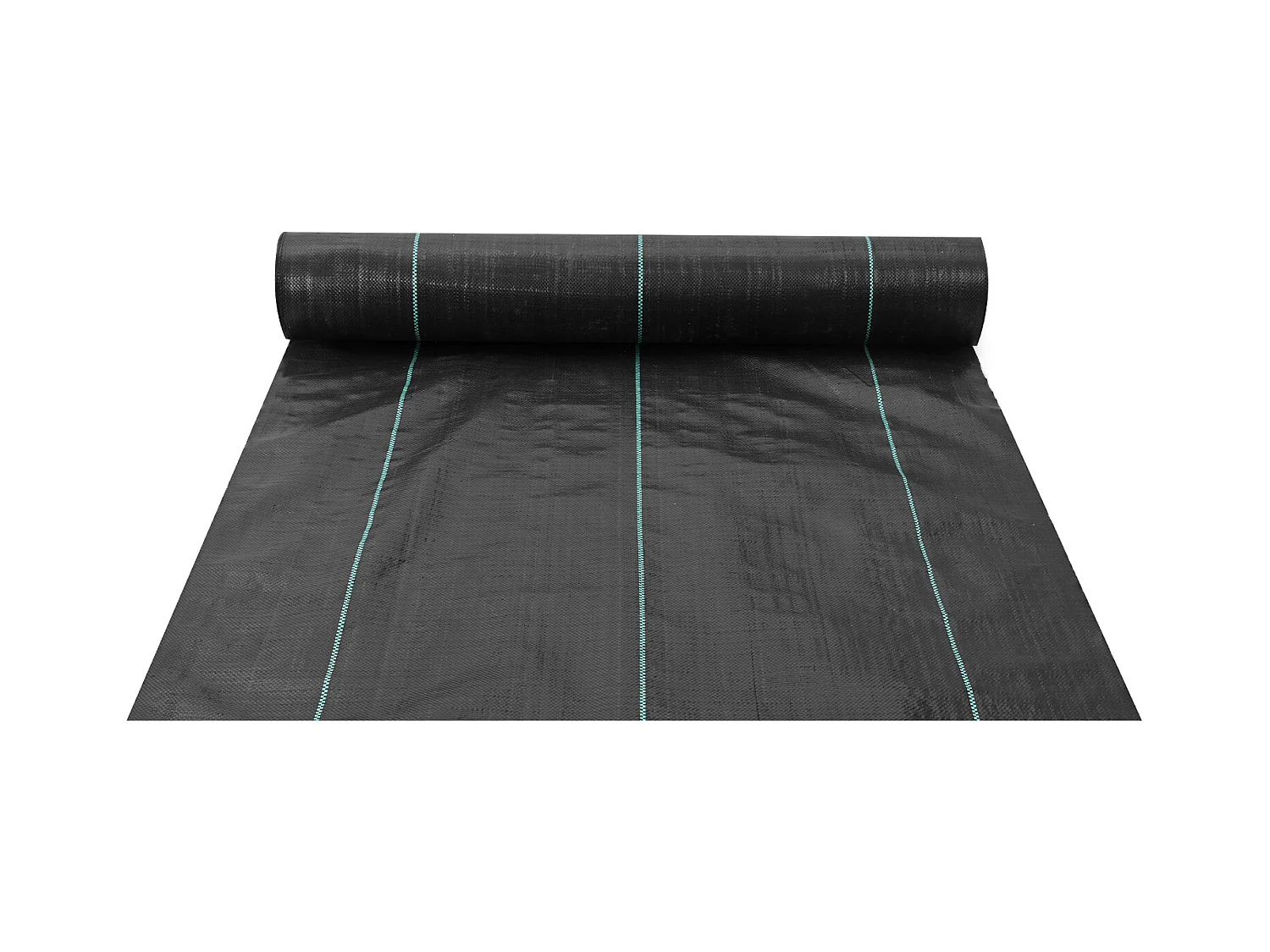 Toile de Paillage，SucceBuy Tissu de Paysage Anti-Mauvaises Herbes 0.9 x 76.2 m Tapis de Contrôle des Mauvaises Herbes Tissé en PP Robuste