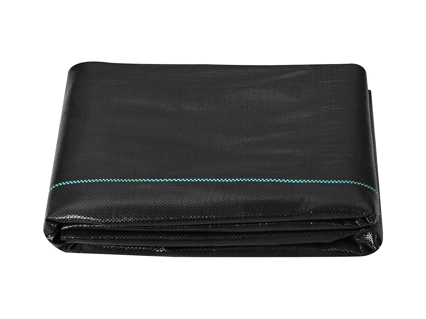 Toile de Paillage，SucceBuy Tissu Anti-Mauvaises Herbes 0.9 x 15.2 m, PP Tissé Robuste, Tapis de Contrôle des Mauvaises Herbes