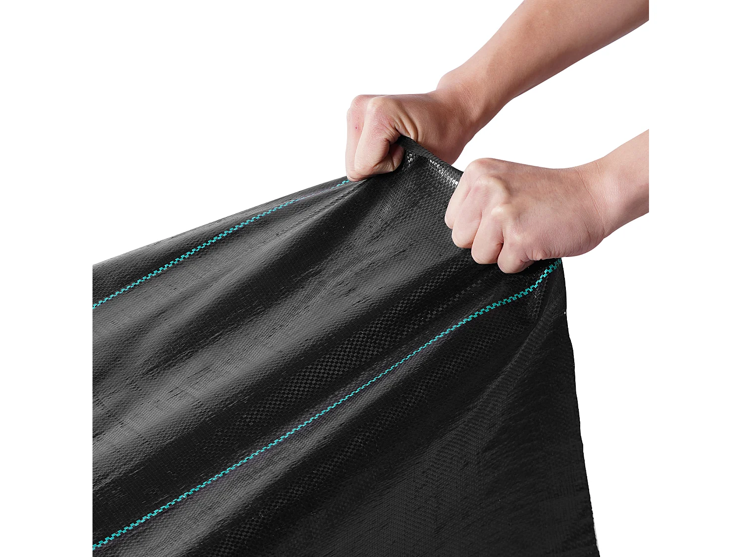 SucceBuy Onkruidbestrijdingsdoek 4 x 100 voet Zware Polypropyleen Geweven Tuinmat 110V