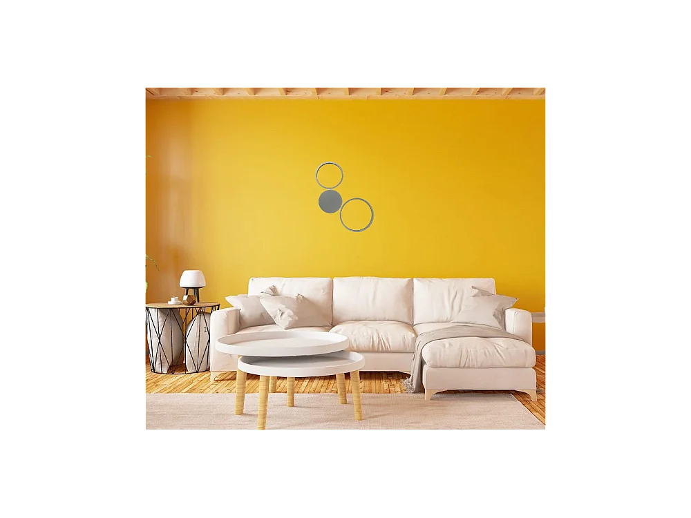 Applique led Pois-Argent