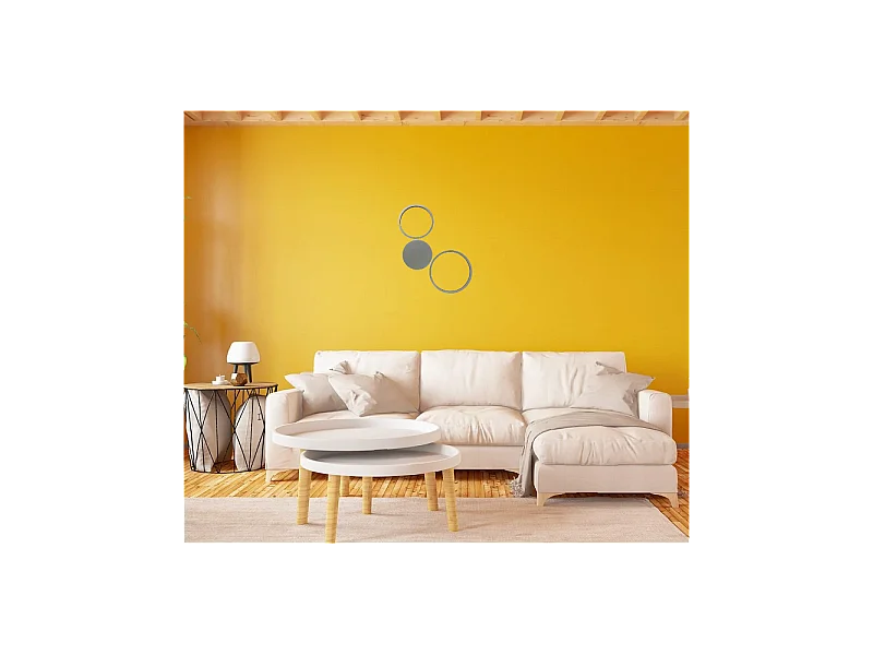 Applique led Pois-Argent