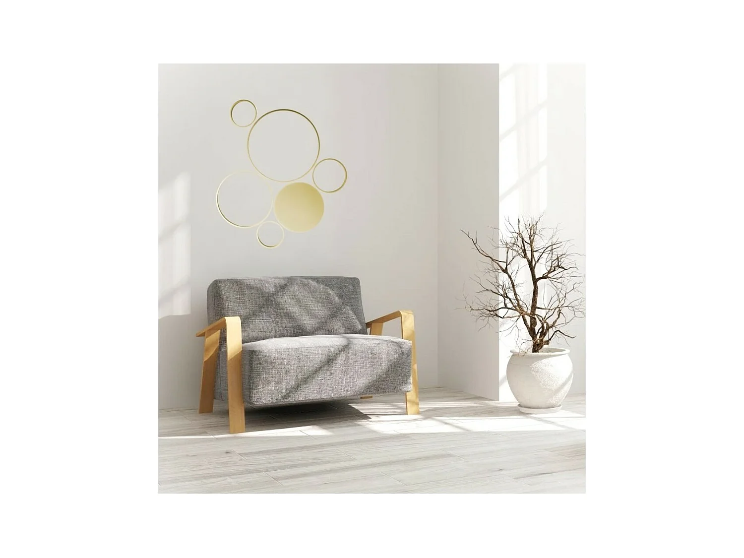 Pois-Gold LED-Deckenleuchte