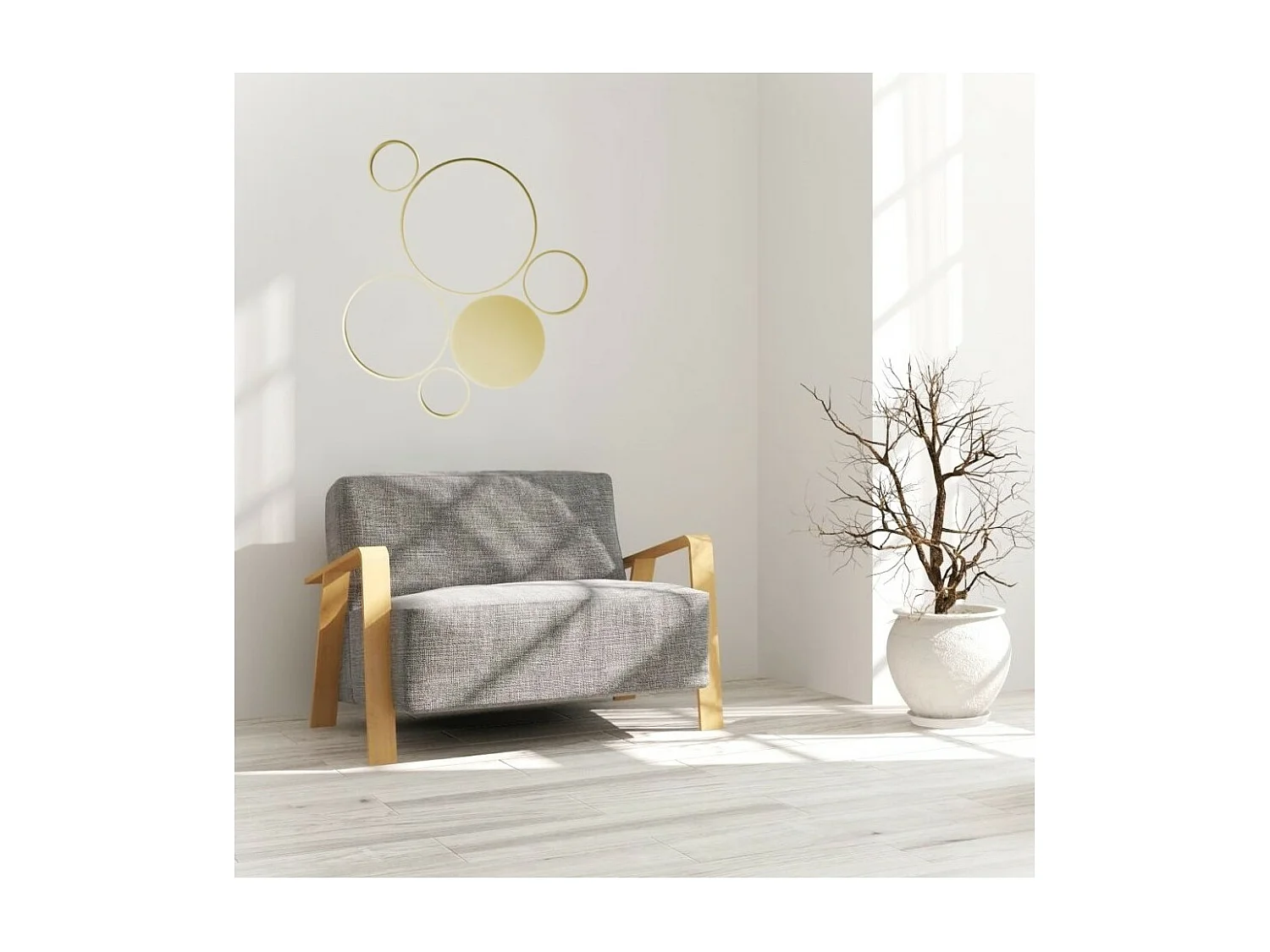 Pois-Gold LED-plafondlamp