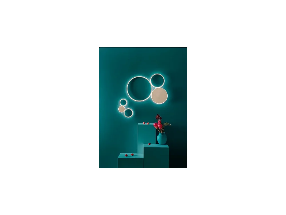 Pois-Gold LED-Wandleuchte