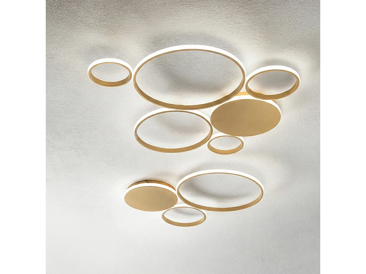 Applique Pois en métal doré ondaluce