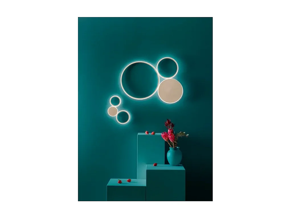 Applique Pois en métal doré ondaluce