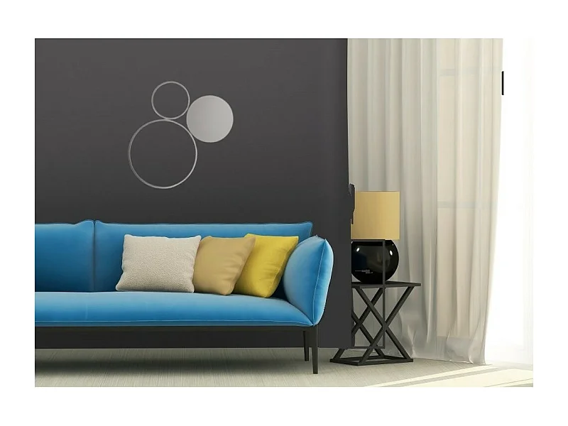 Plafonnier LED Pois-Argent-Petit