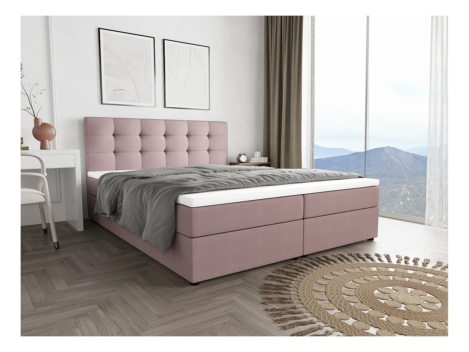 BEDANTE Boxspringbett FADO 11 160x200 Cosmic 14 Bettkasten, Ehebett, Hotelbett