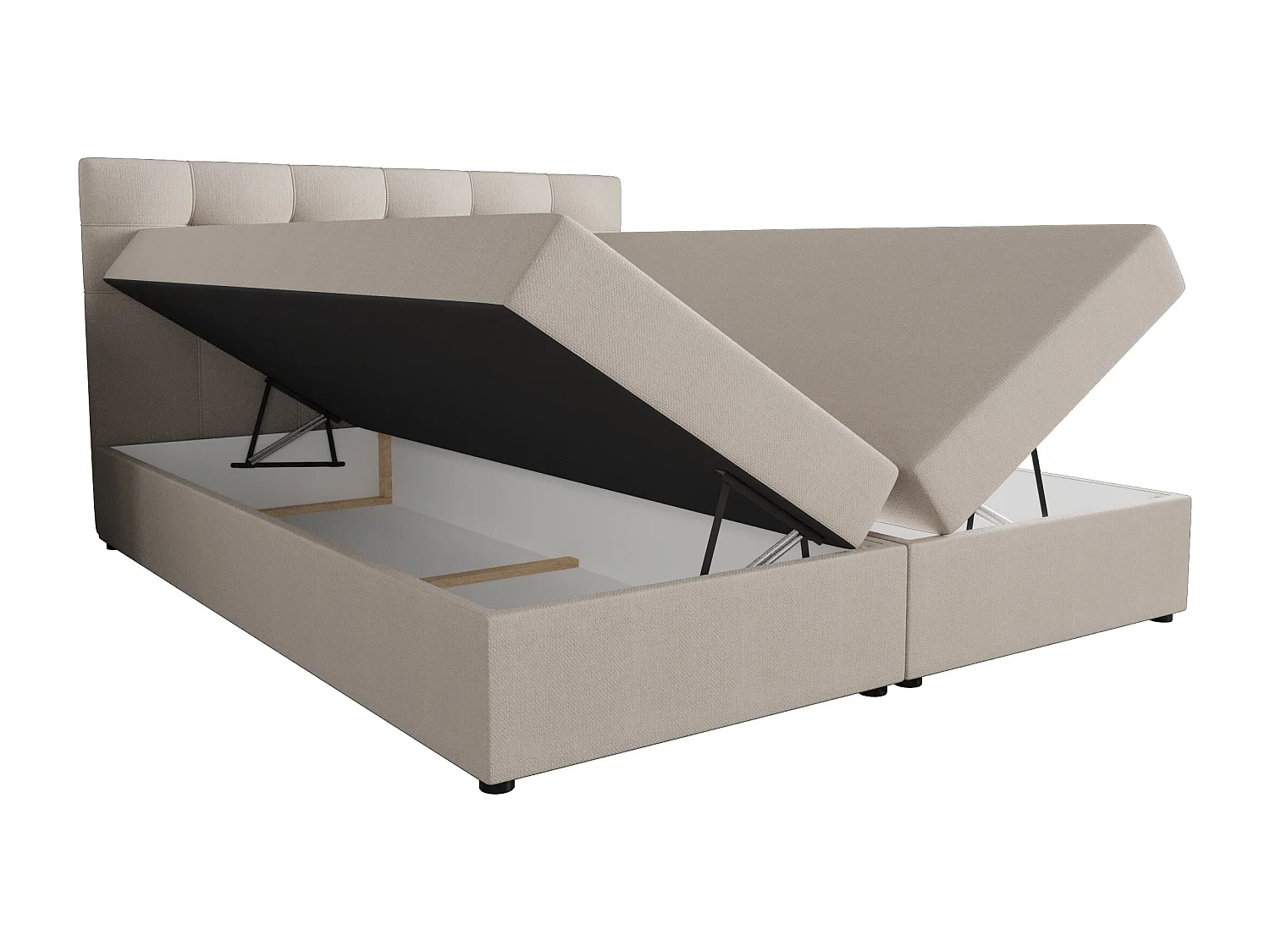 BEDANTE Boxspringbett FADO 11 140x200 Cosmic 10 Bettkasten, Ehebett, Hotelbett