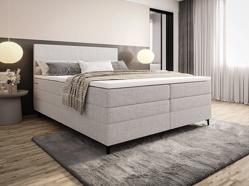 Boxspringbett LUKAS 140x200 Neve 80
