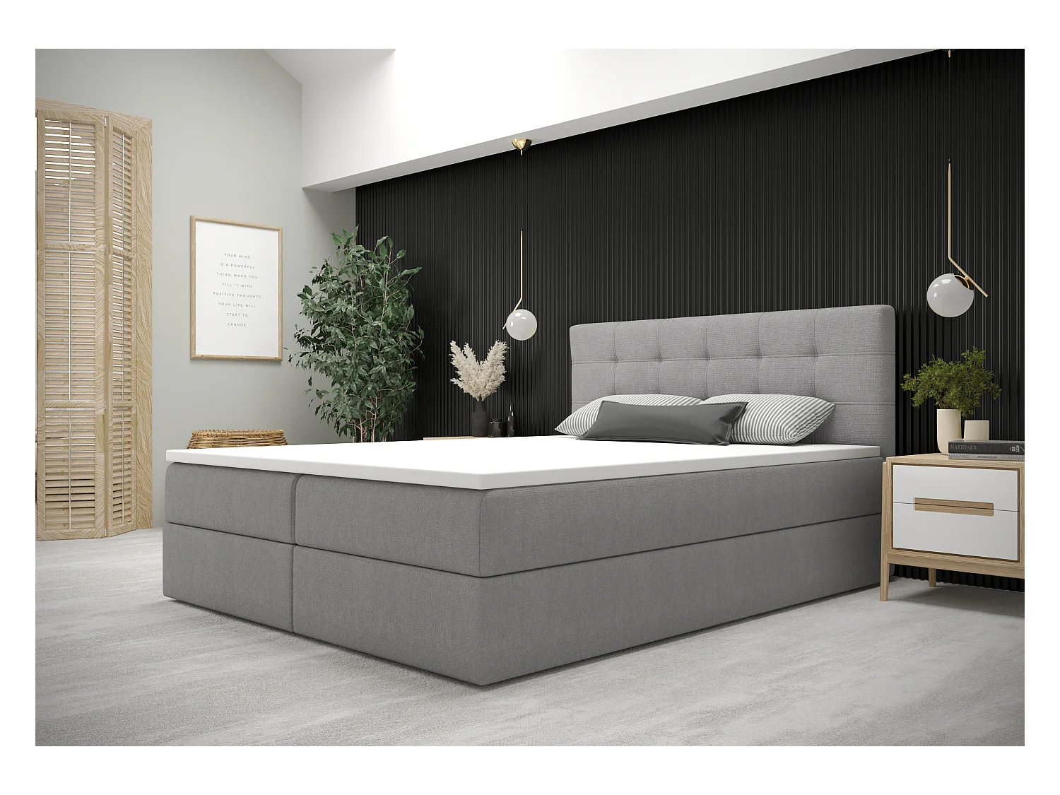 BEDANTE Boxspringbett FADO 11 160x200 Cosmic 118 Bettkasten, Ehebett, Hotelbett