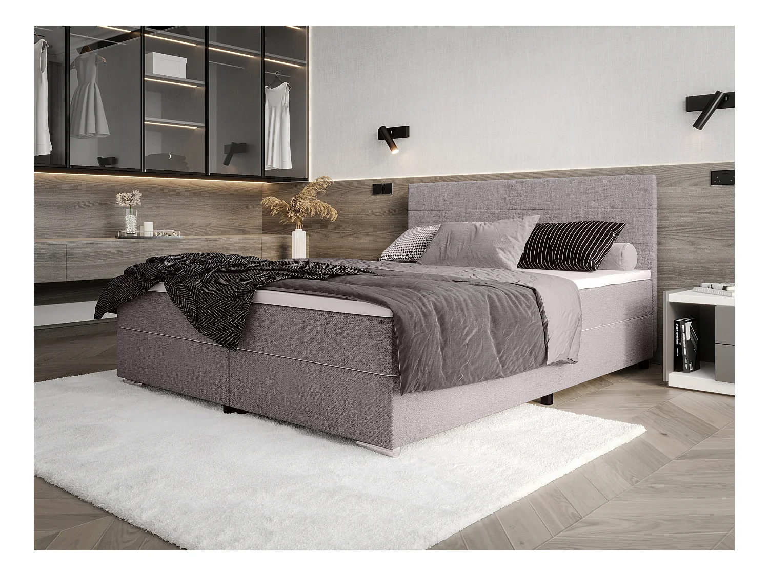 Boxspringbett SOLAR 180x200 MALMO New 83