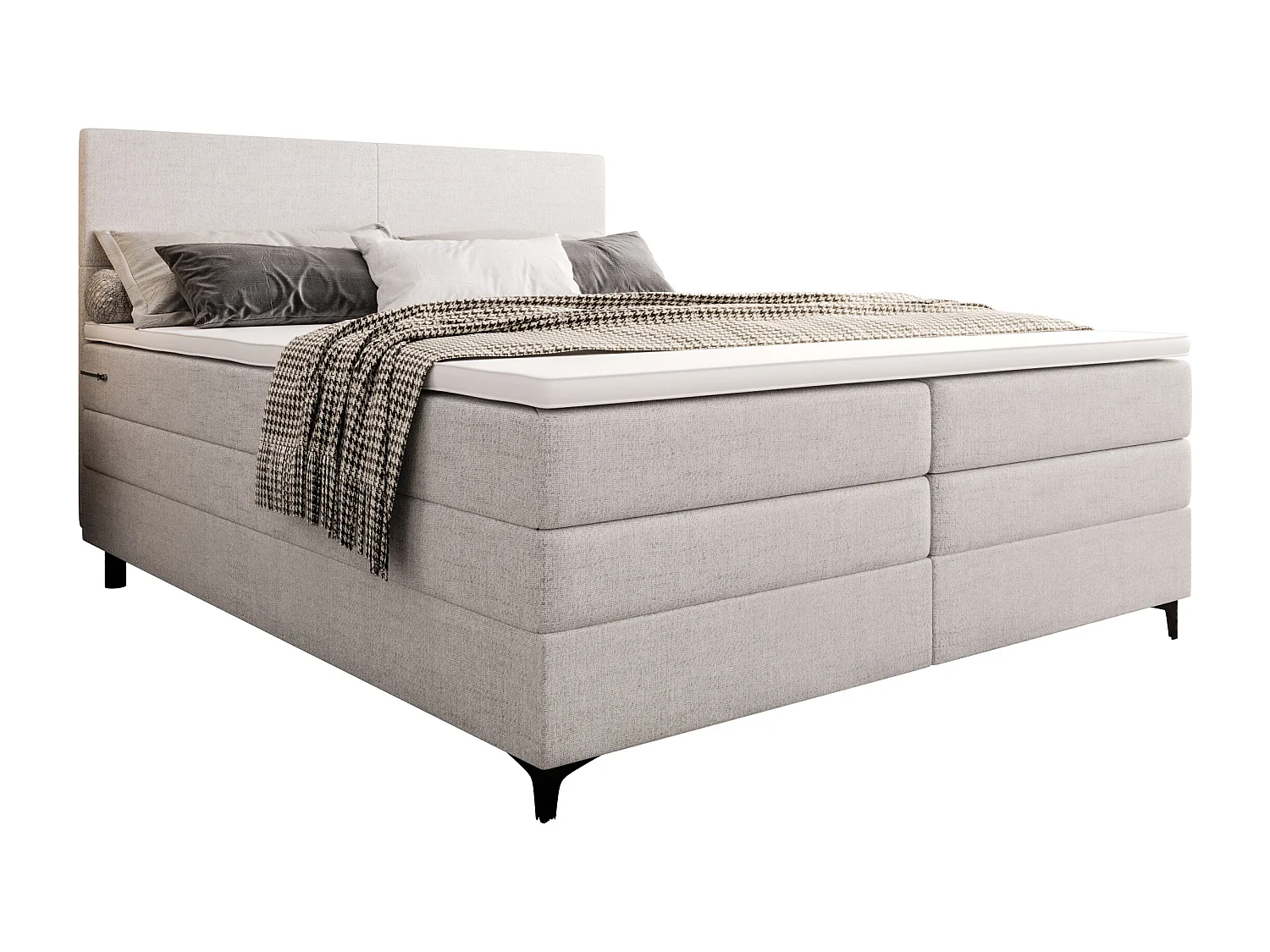 Łóżko kontynentalne LUKAS 180x200 Neve 02