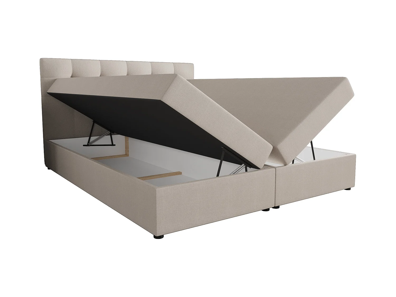 BEDANTE Boxspringbett FADO 11 160x200 Cosmic 10 Bettkasten, Ehebett, Hotelbett