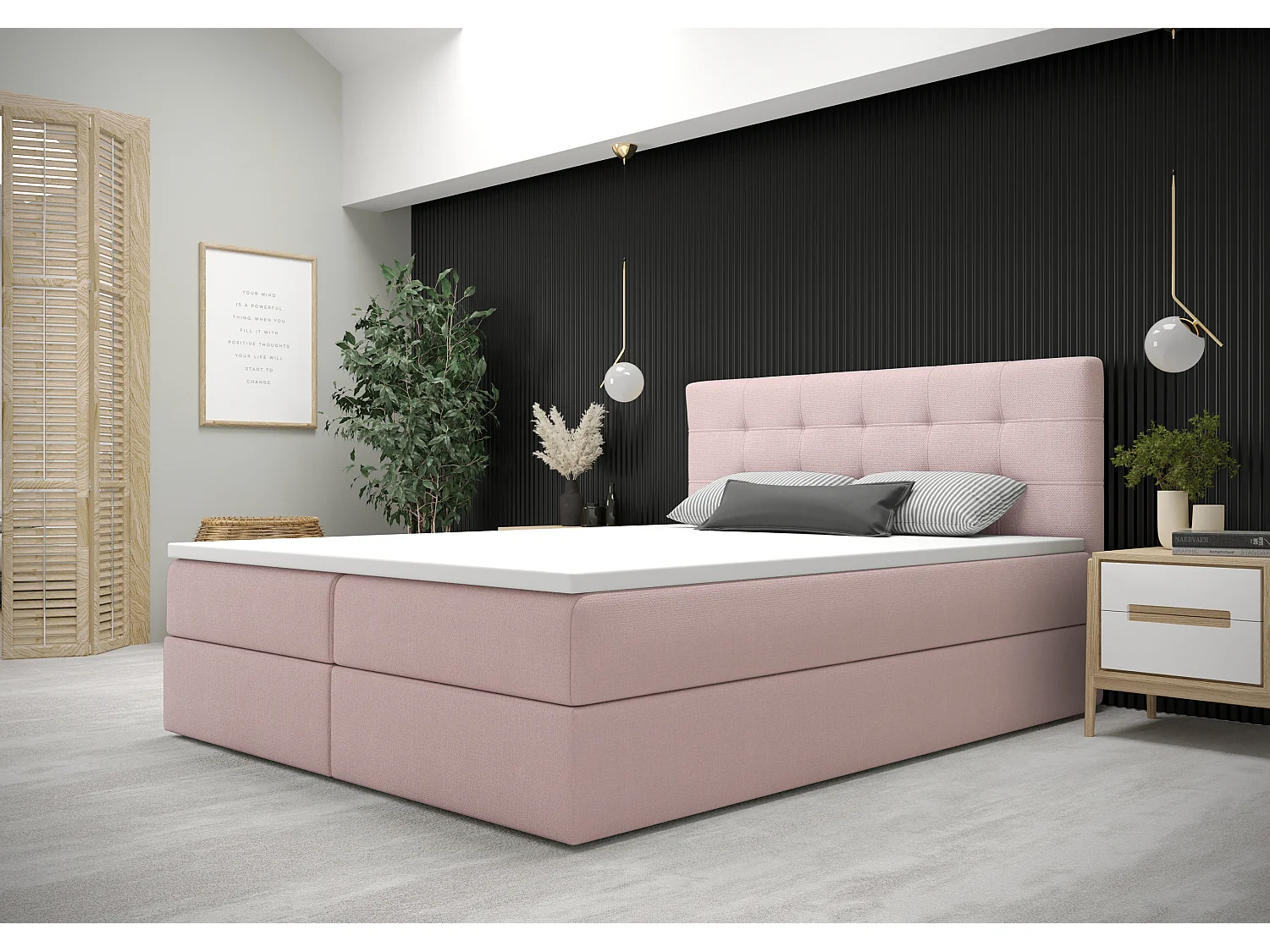 BEDANTE Boxspringbett FADO 11 180x200 Cosmic 14 Bettkasten, Ehebett, Hotelbett