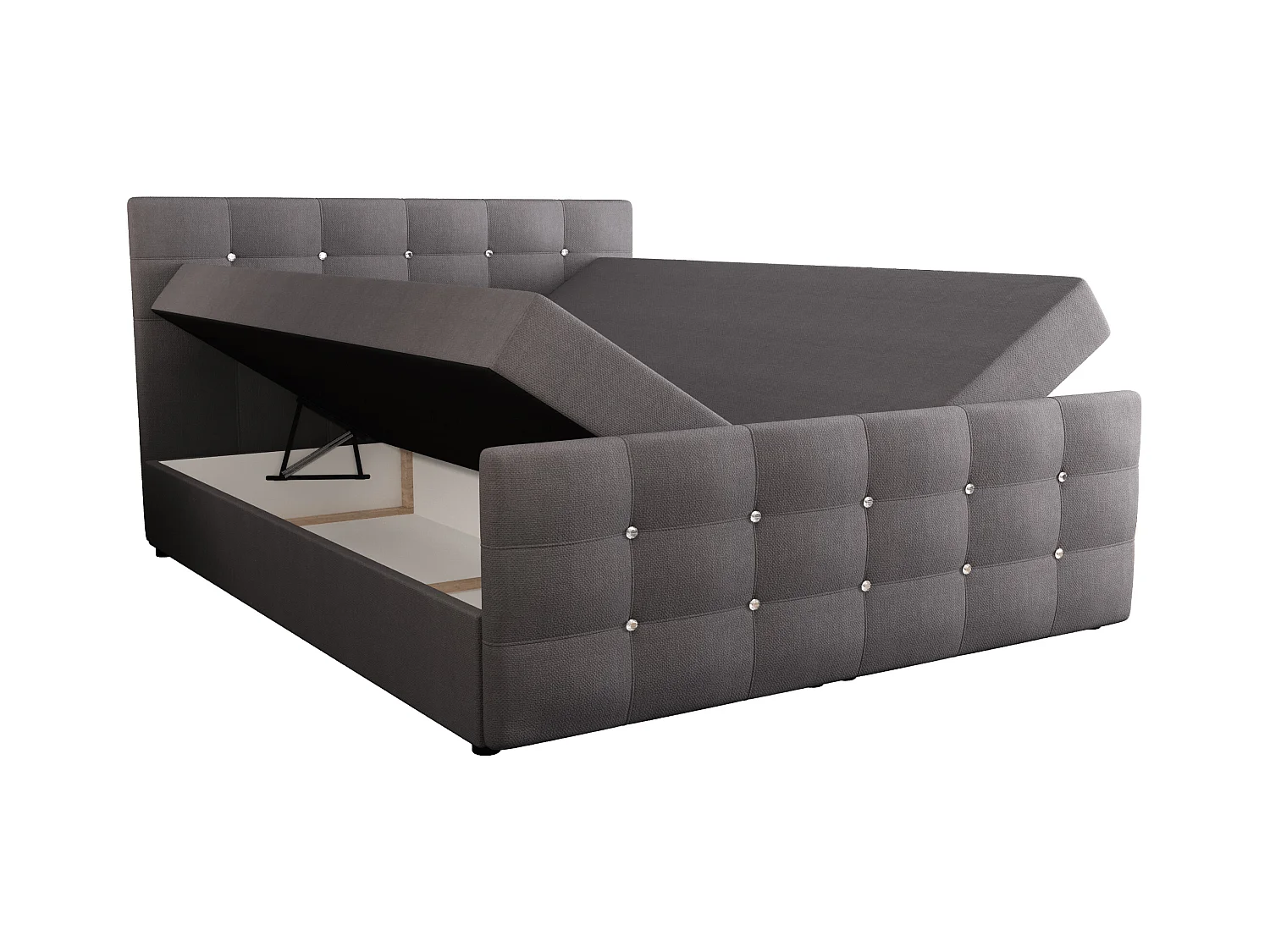 H3/Łóżko kontynentalne KLEO 200x200 Cosmic 160