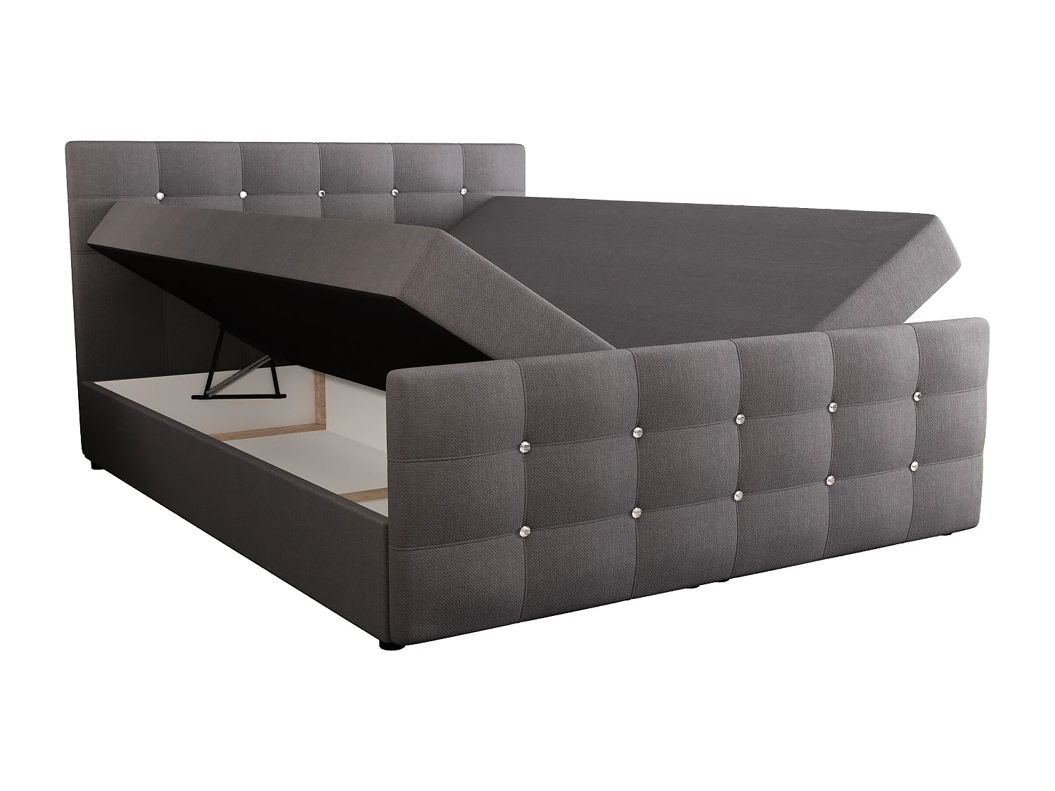 H3/Boxspringbett KLEO 200x200 Cosmic 160