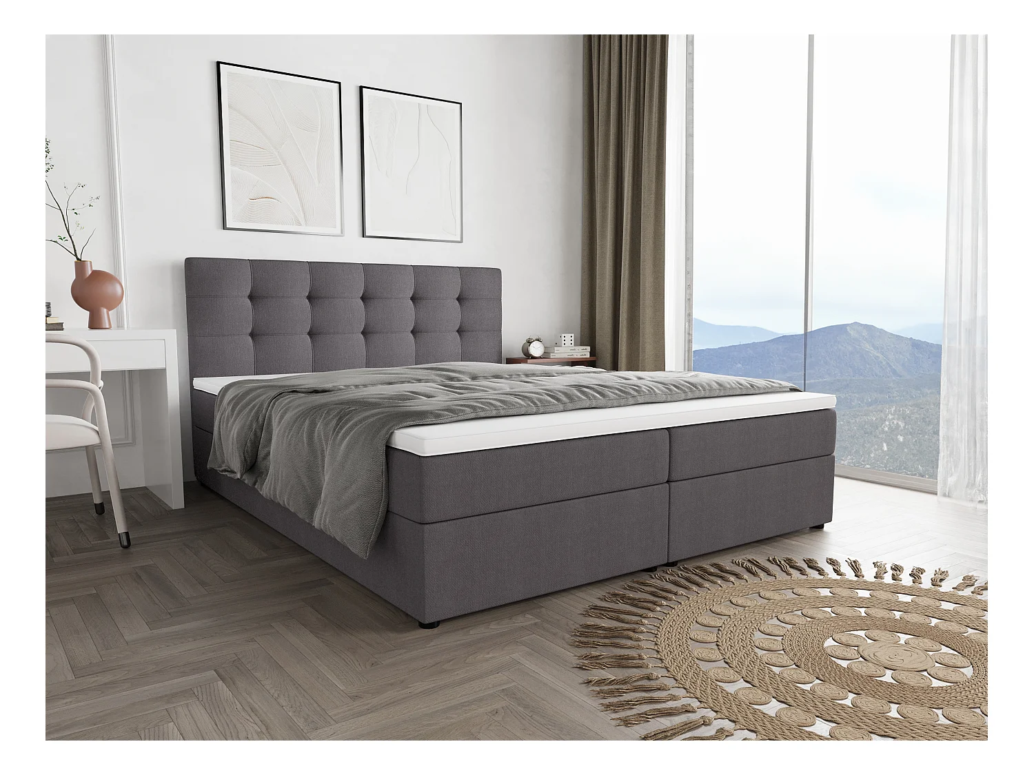 BEDANTE Boxspringbett FADO 11 180x200 Cosmic 160 Bettkasten, Ehebett, Hotelbett