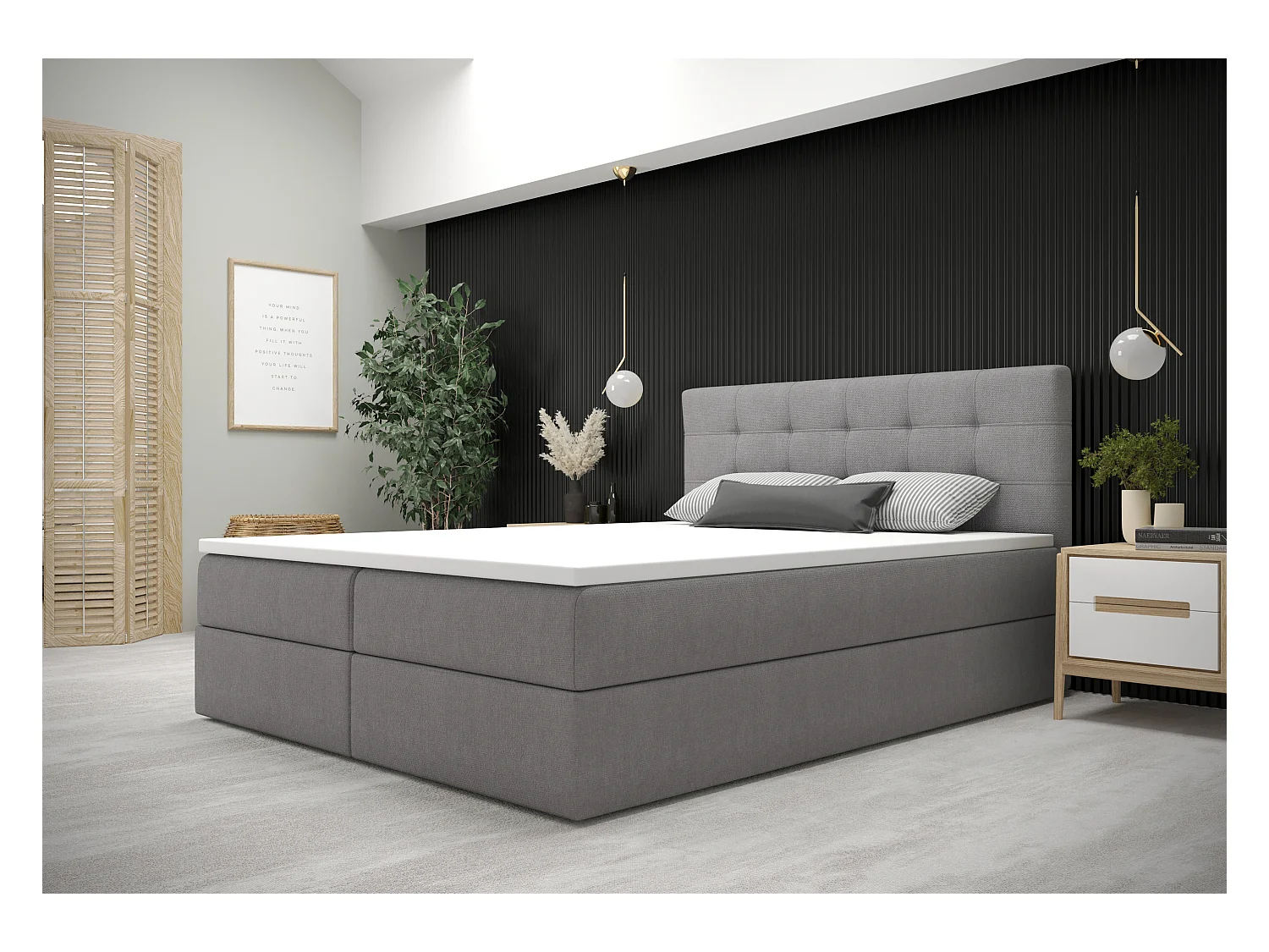 BEDANTE Boxspringbett FADO 11 180x200 Cosmic 160 Bettkasten, Ehebett, Hotelbett