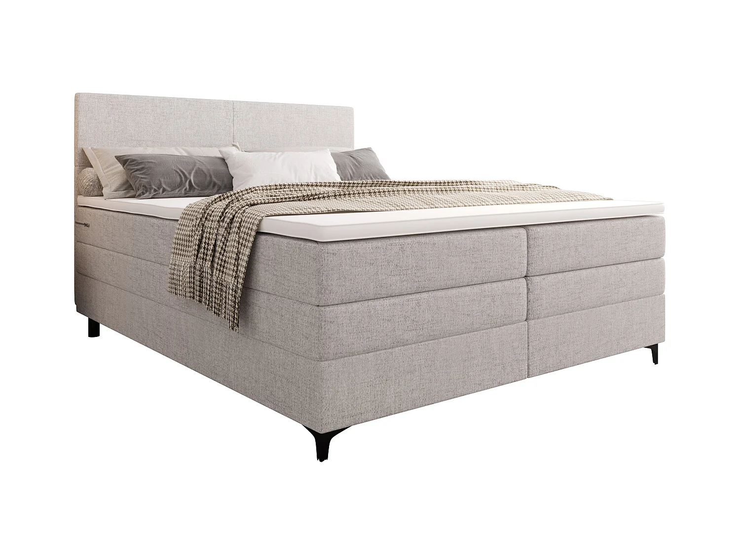 Boxspringbett LUKAS 180x200 Neve 80