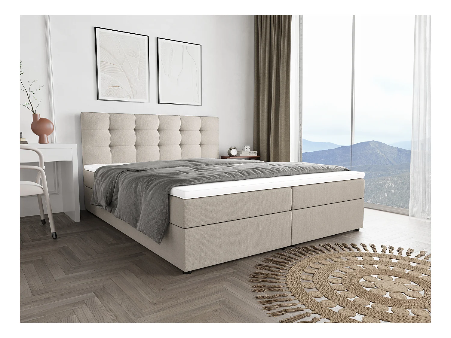 BEDANTE Boxspringbett FADO 11 180x200 Cosmic 10 Bettkasten, Ehebett, Hotelbett