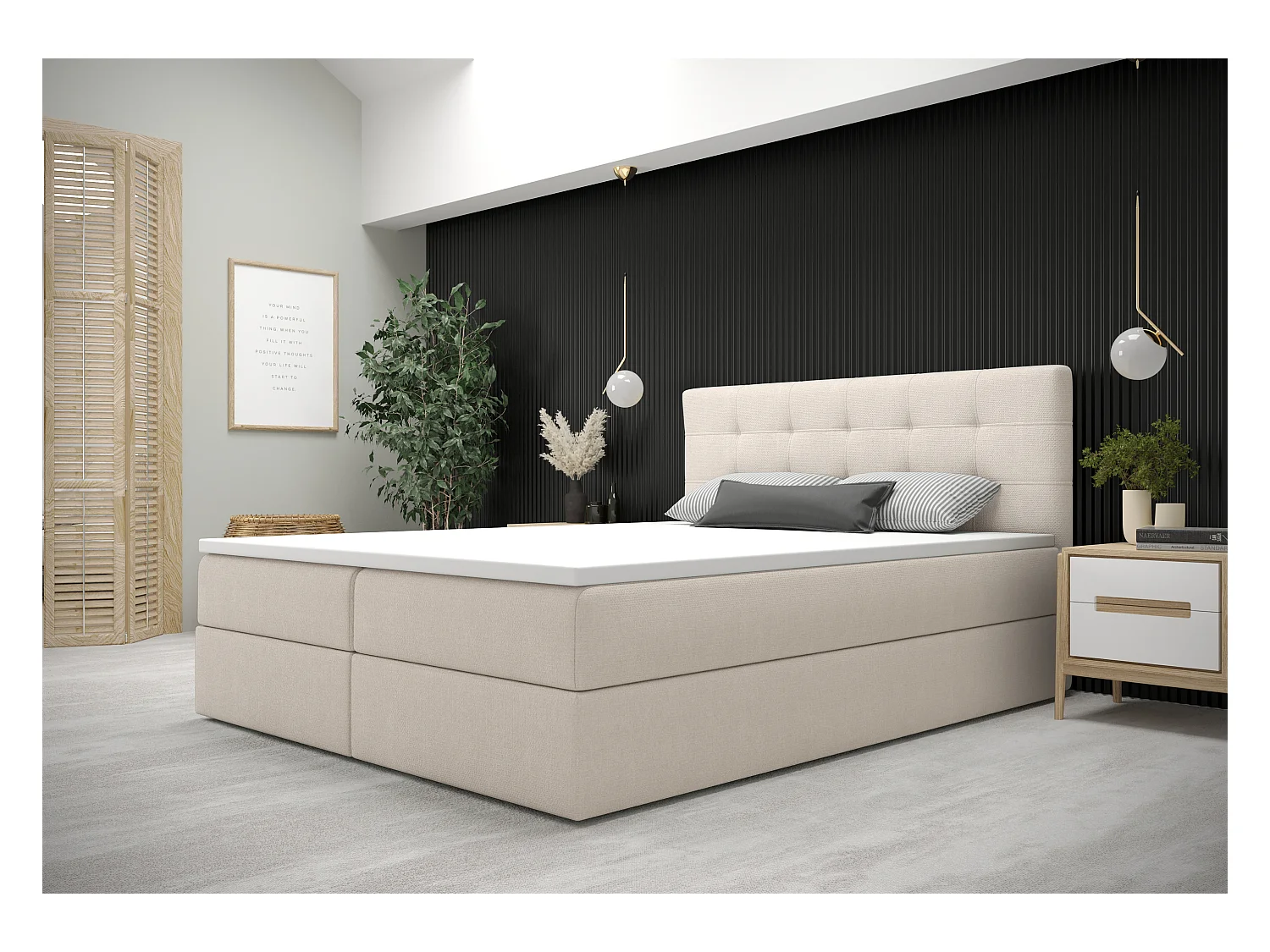 BEDANTE Boxspringbett FADO 11 180x200 Cosmic 10 Bettkasten, Ehebett, Hotelbett