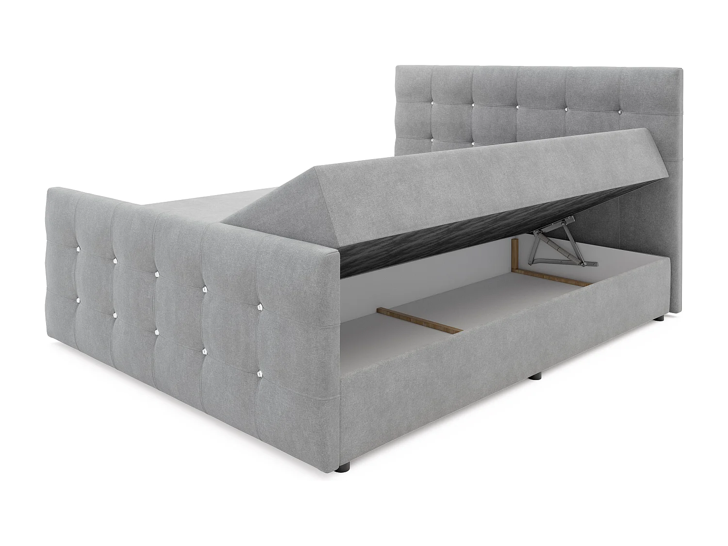 H3/Boxspringbett KLEO 200x200 Cosmic 03