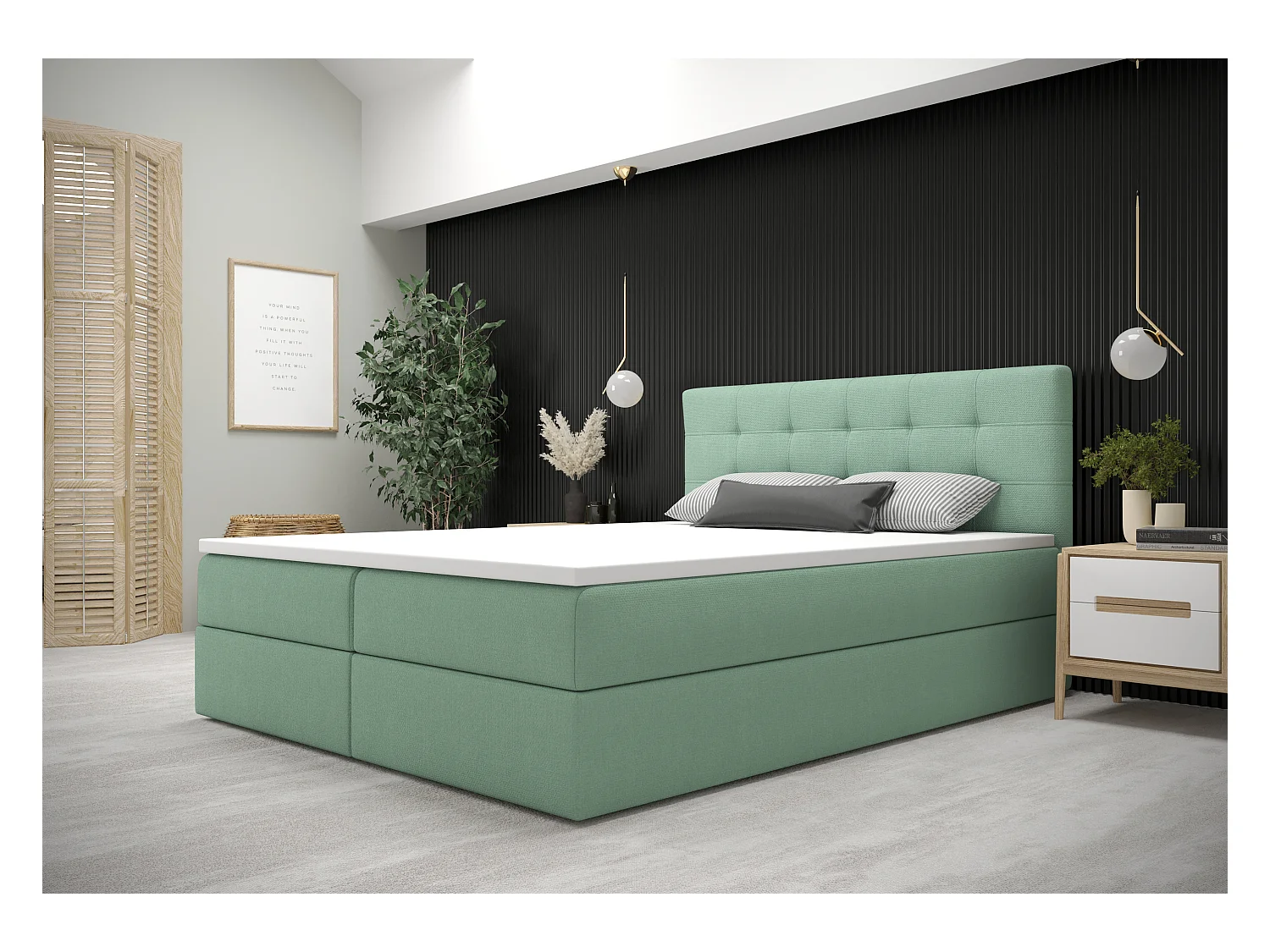BEDANTE Boxspringbett FADO 11 180x200 Cosmic 16 Bettkasten, Ehebett, Hotelbett