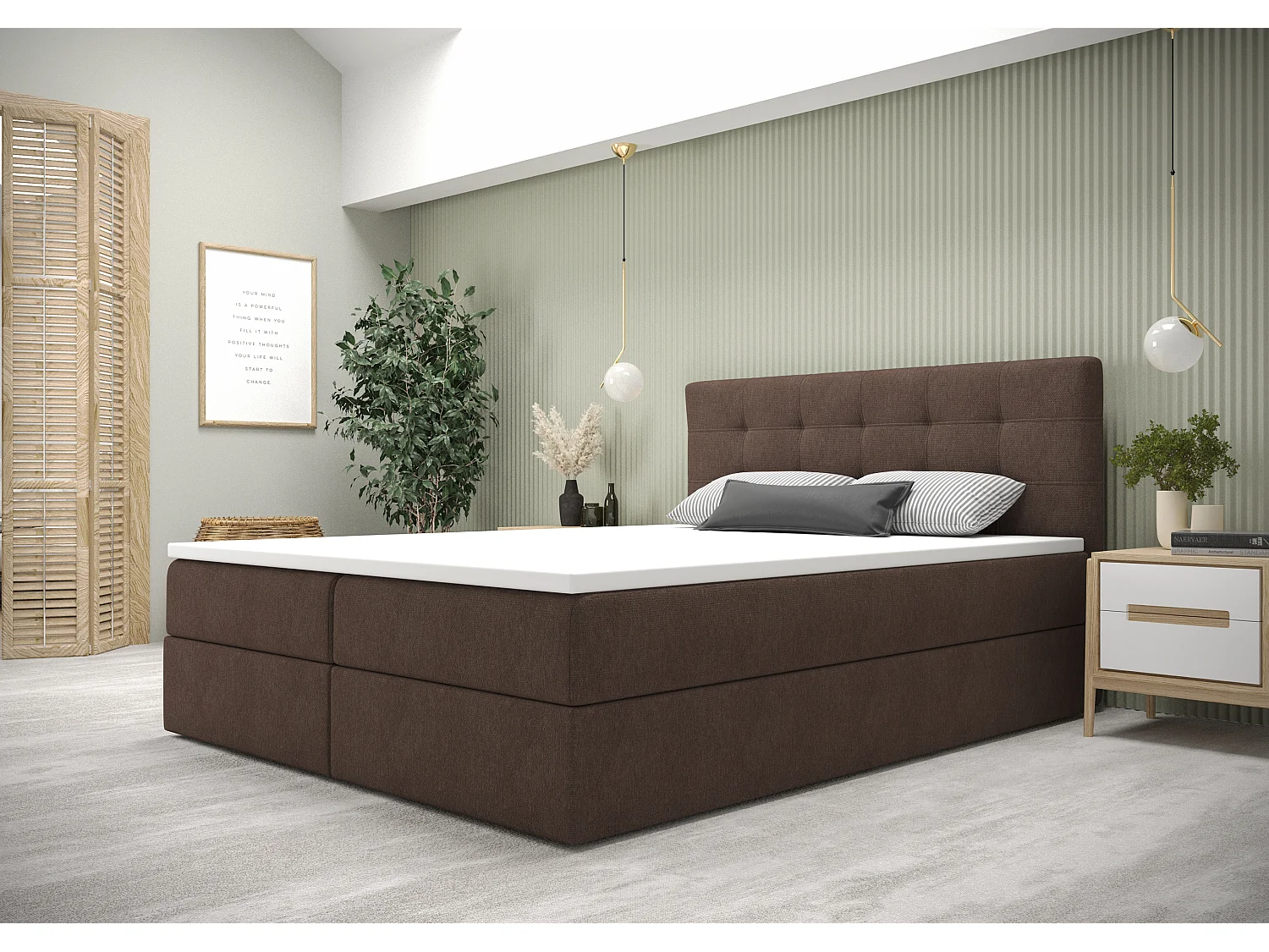 BEDANTE Boxspringbett FADO 11 140x200 Cosmic 800 Bettkasten, Ehebett, Hotelbett