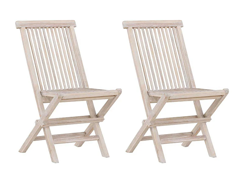 Chaise extérieure en teck Kenya