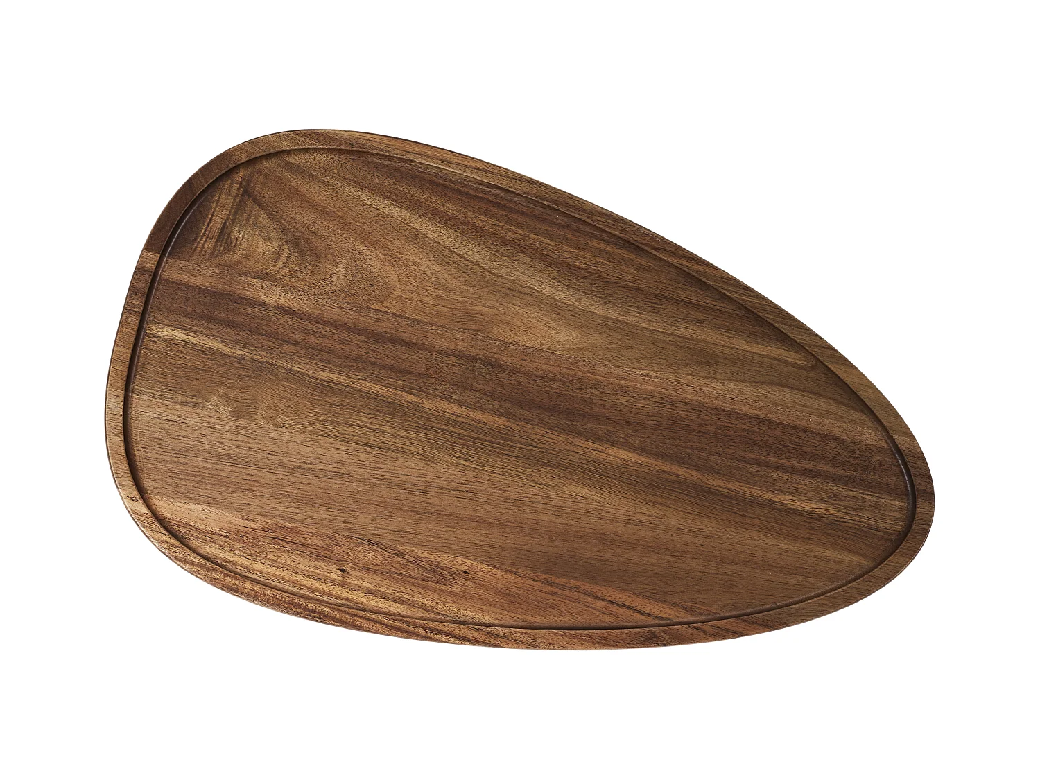 Table Gigogne Galet X2 Noir, Marron