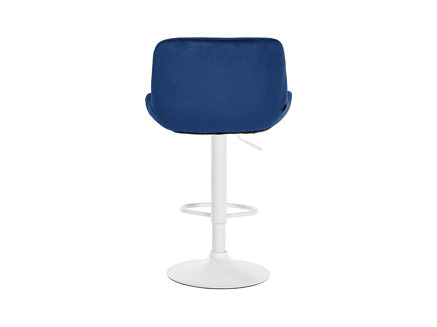 Lot de 2  Tabouret de bar - Velours - Bleu - Solon