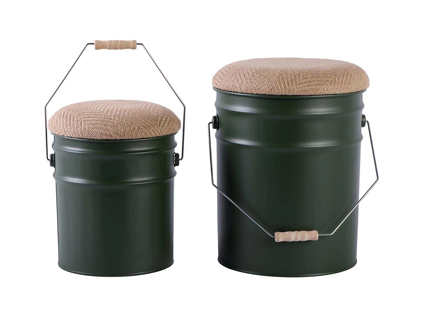 Ensemble de 2 tabourets Buckets