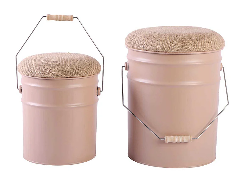 Ensemble de 2 tabourets Buckets