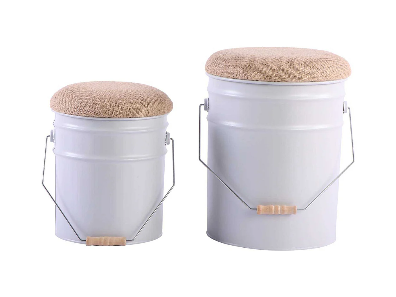 Ensemble de 2 tabourets Buckets