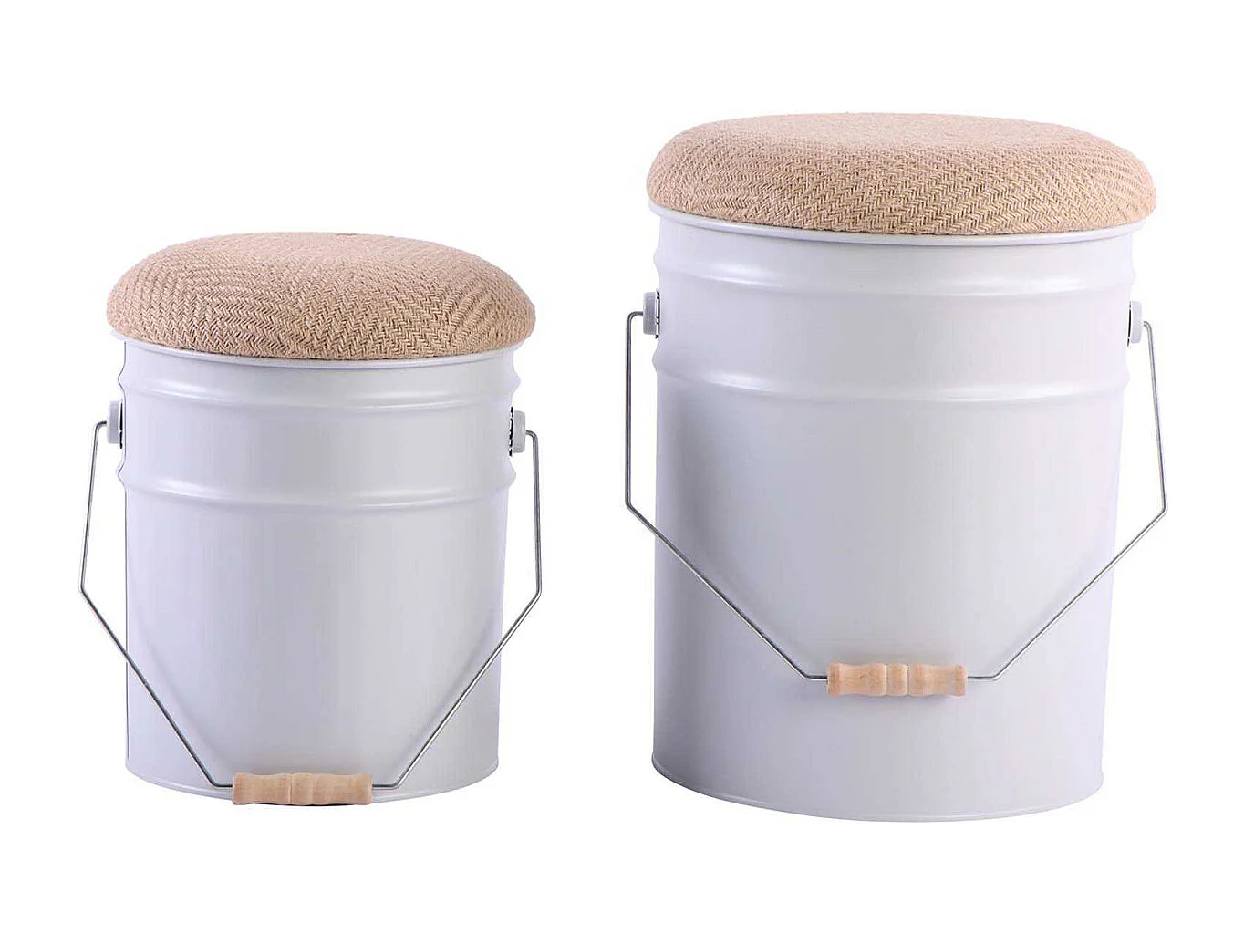 Ensemble de 2 tabourets Buckets