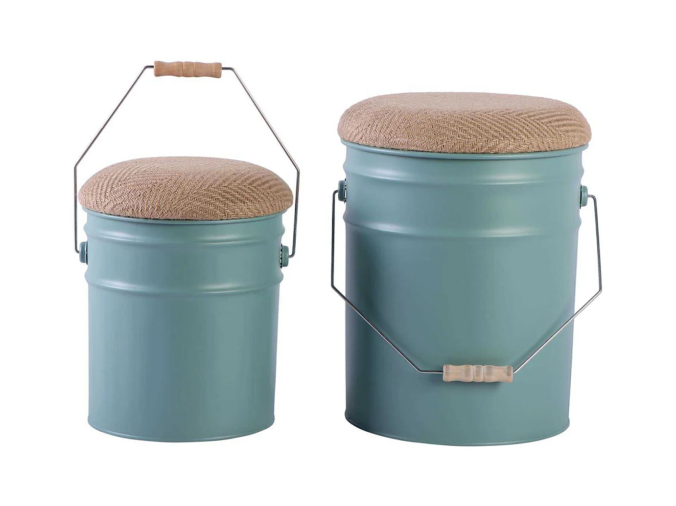 Ensemble de 2 tabourets Buckets
