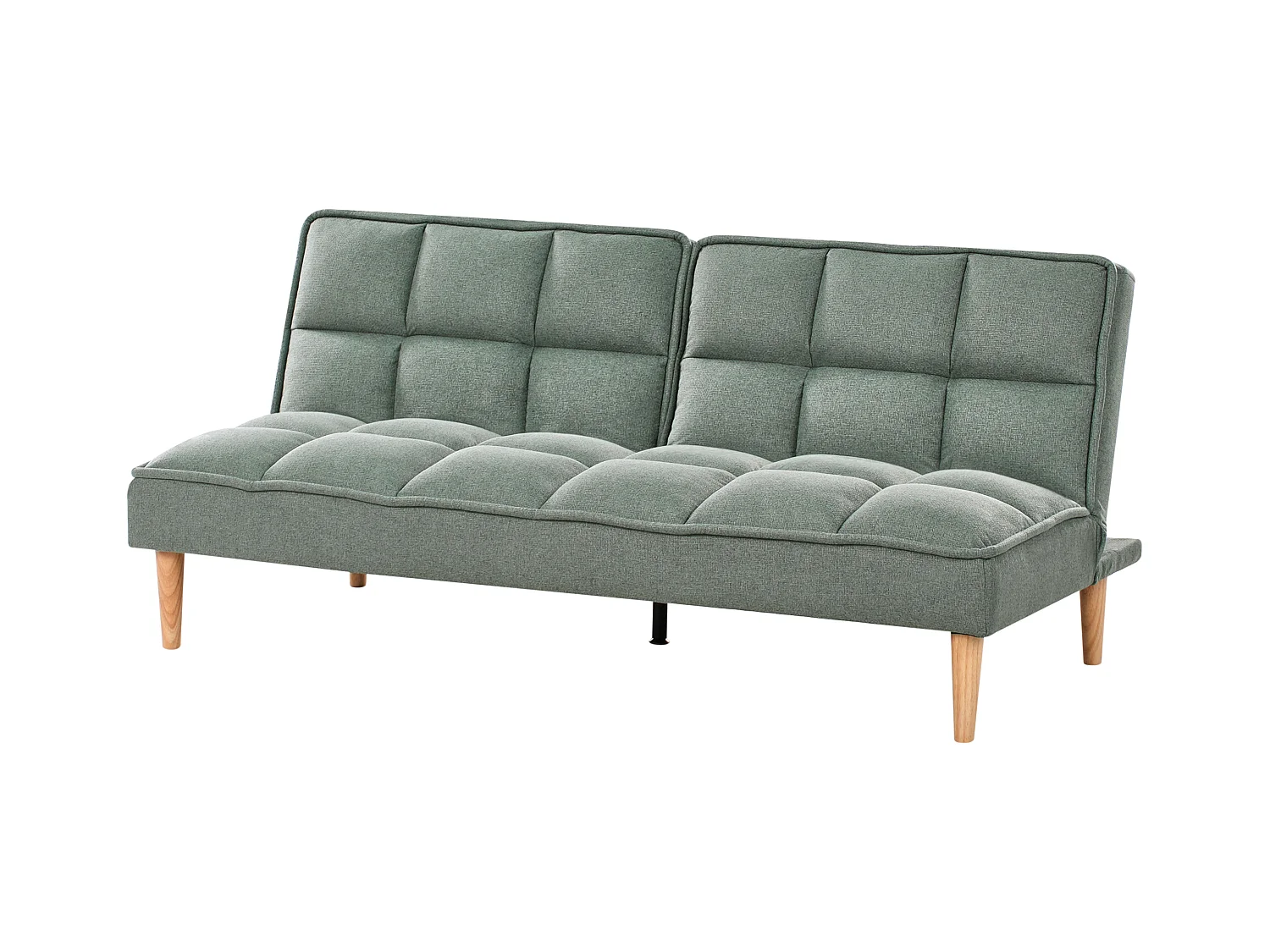 Sofá-cama SILJAN Tecido Verde claro 3 lugares