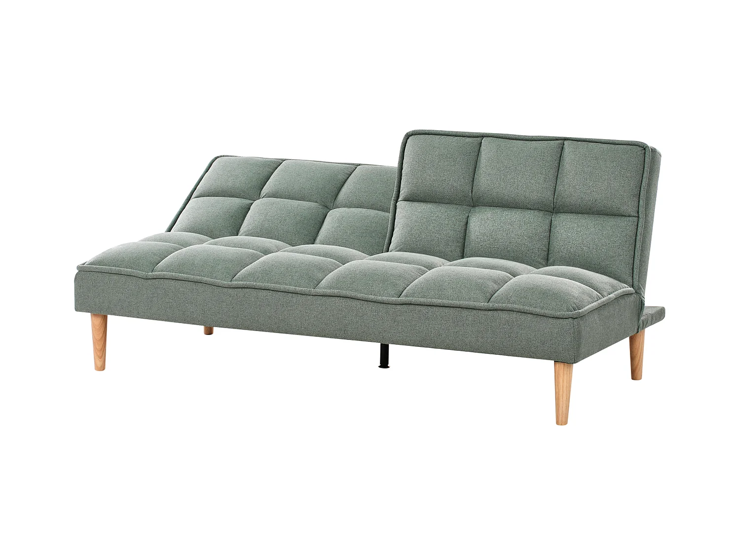 Sofá-cama SILJAN Tecido Verde claro 3 lugares