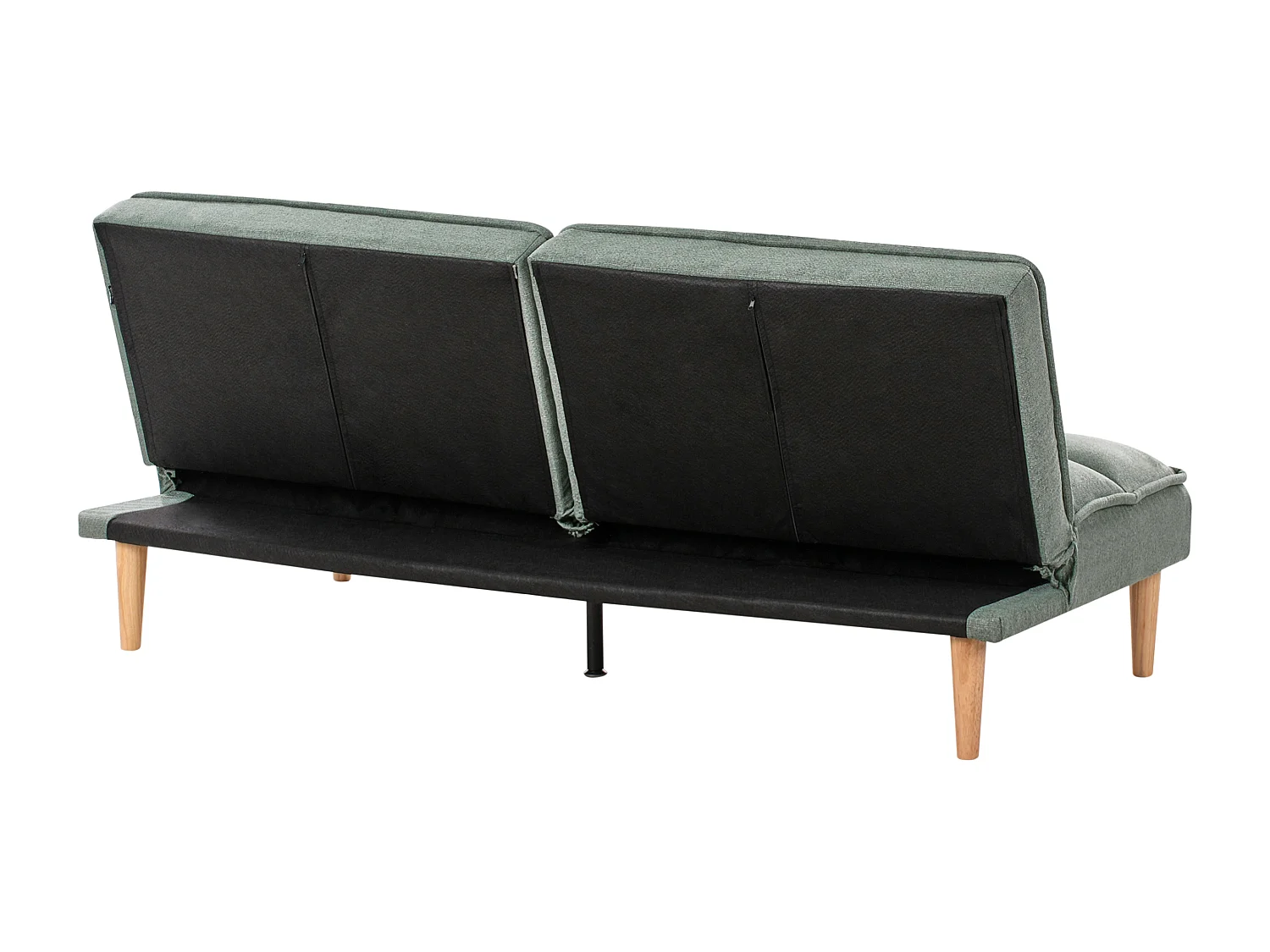 Sofa rozkładana SILJAN Jasnozielony dla 3 osób