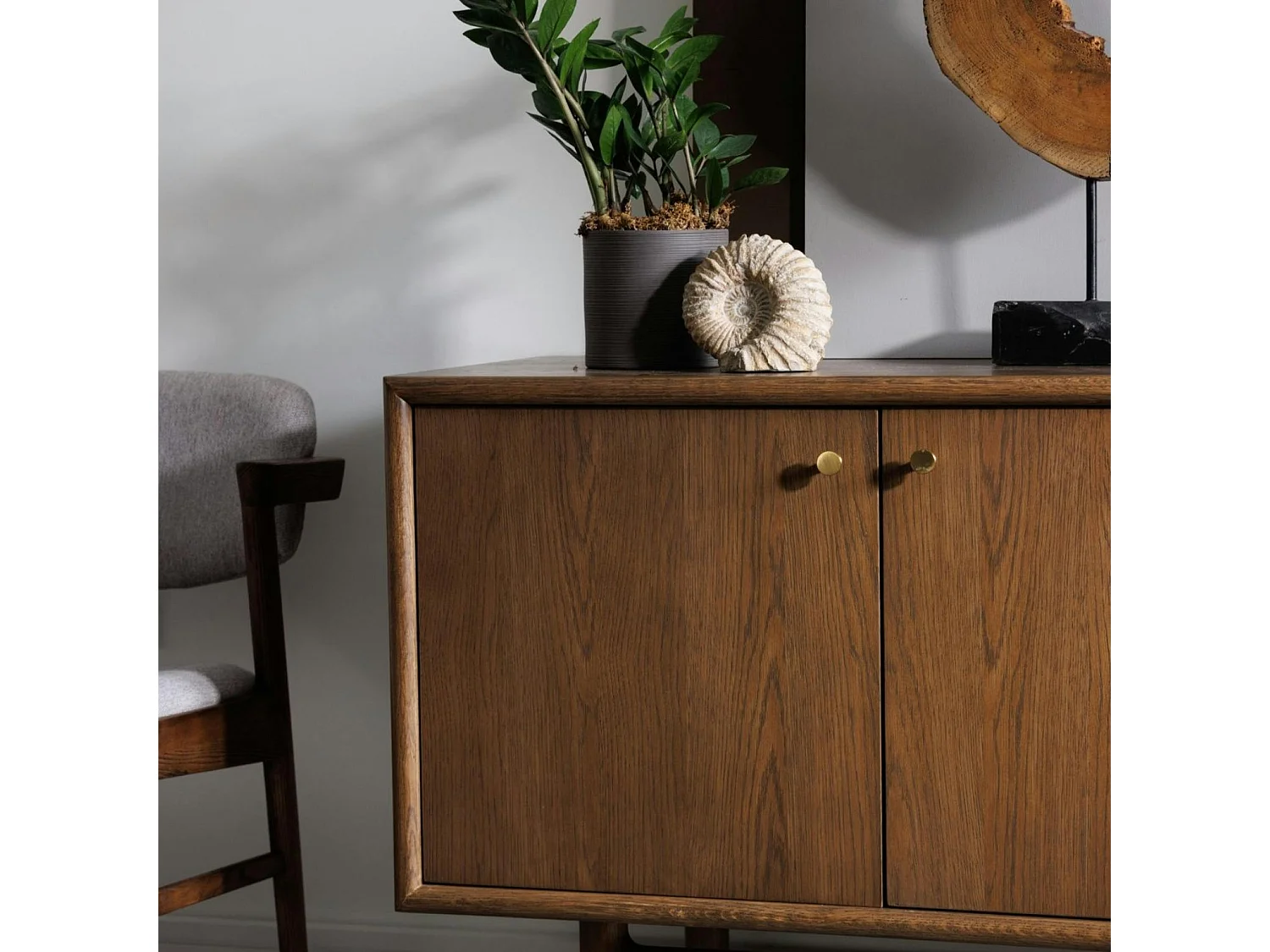 Buffet vintage en bois de chêne BRADFORD