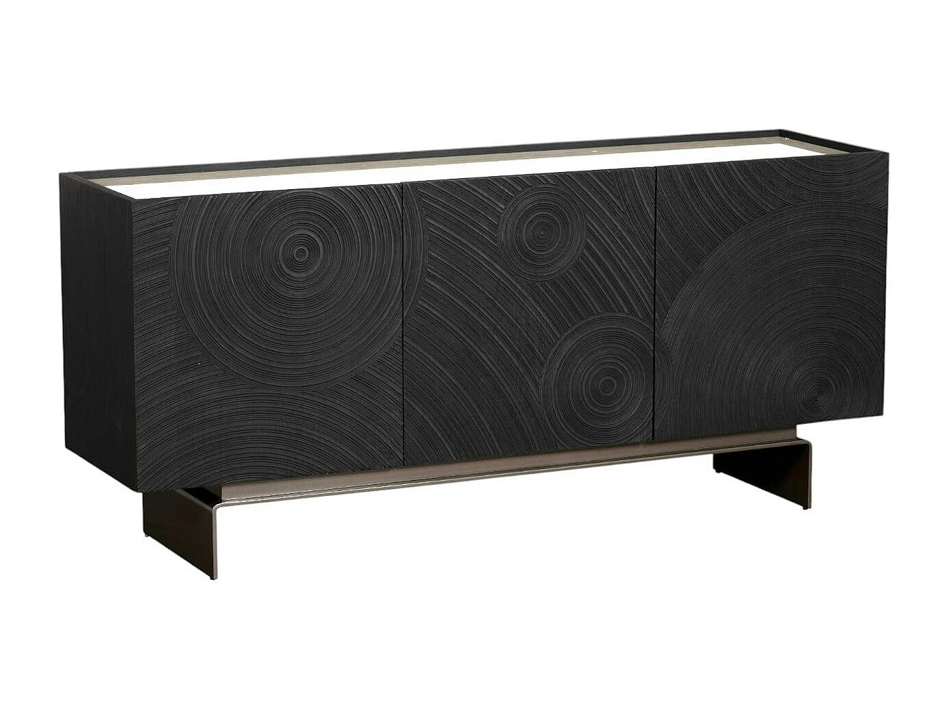 Buffet design avec plateau en céramique blanche GIULIA