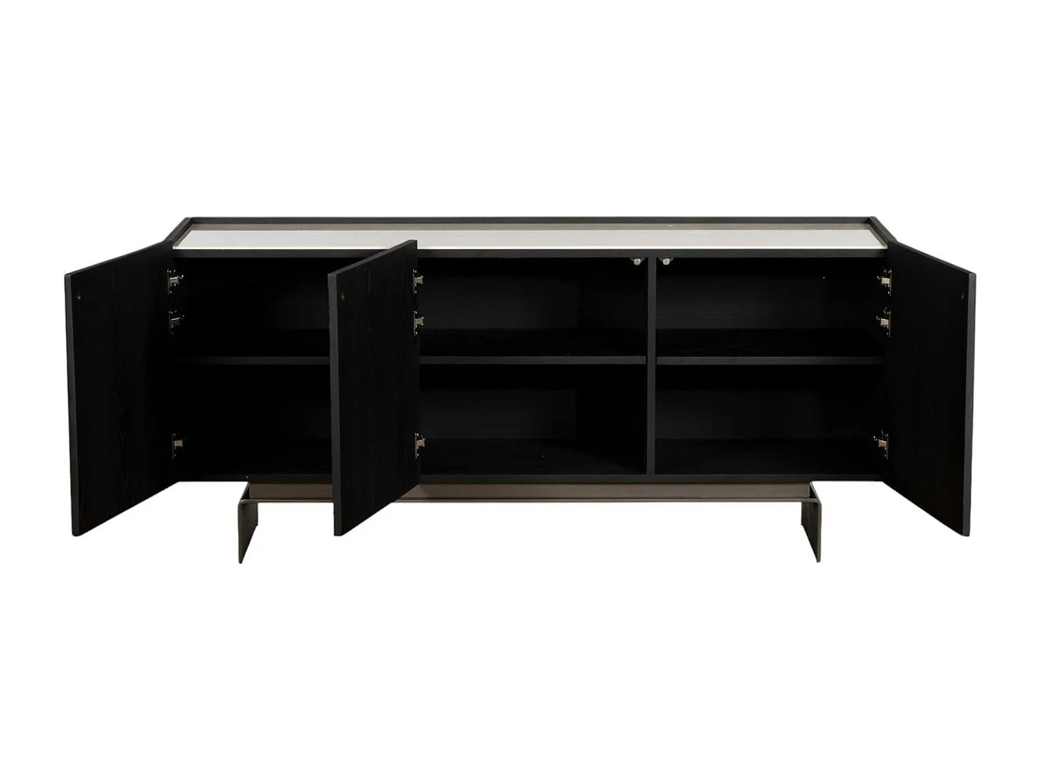 Buffet design avec plateau en céramique blanche GIULIA