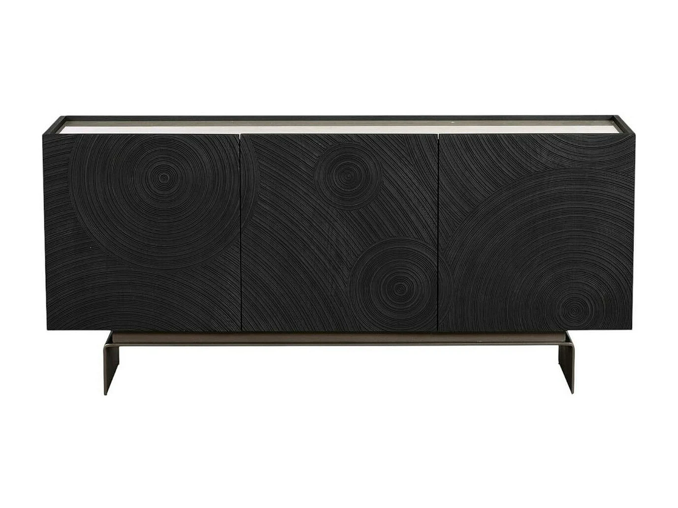 Buffet design avec plateau en céramique blanche GIULIA