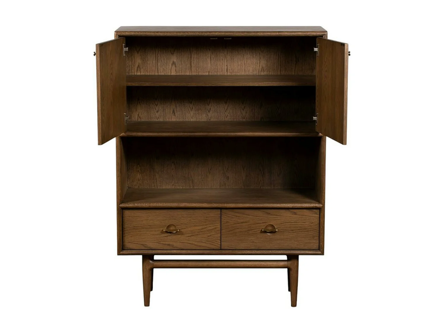 Petit buffet vintage en bois de chêne BRADFORD