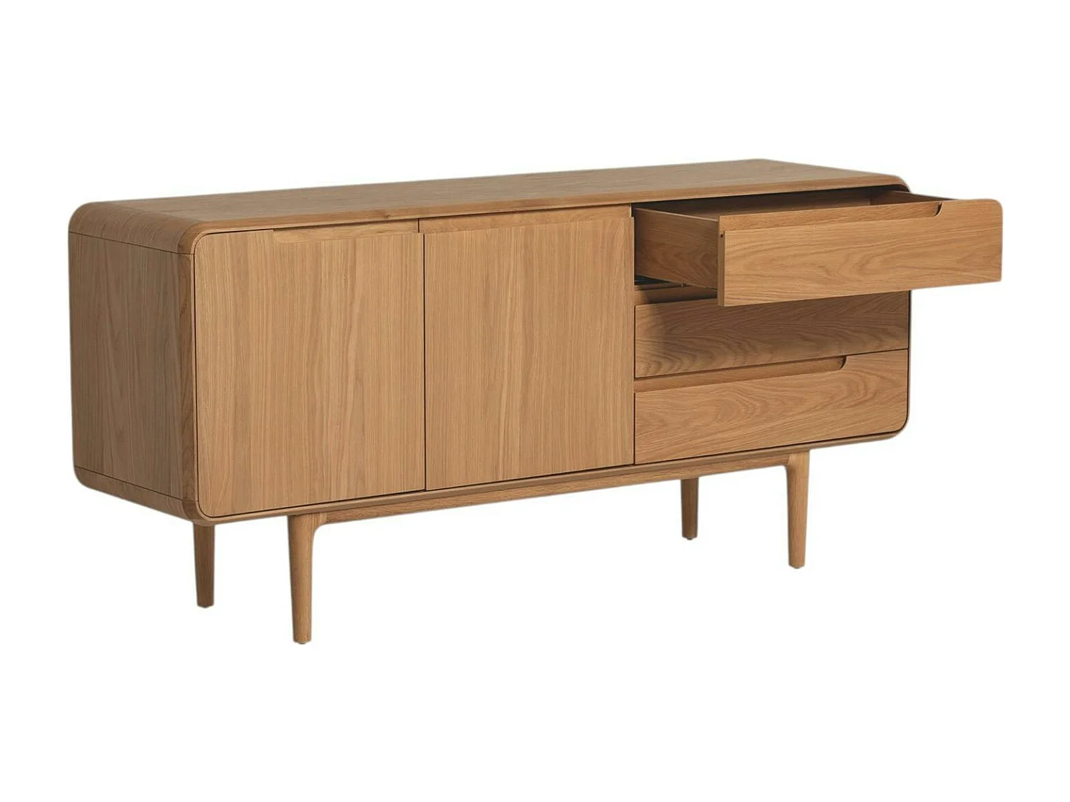 Buffet moderne en chêne clair 2 portes DERBY