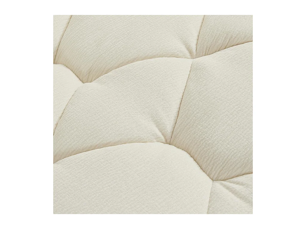 Habitat - Canapé 3 places en tissu - Écru - Melfi